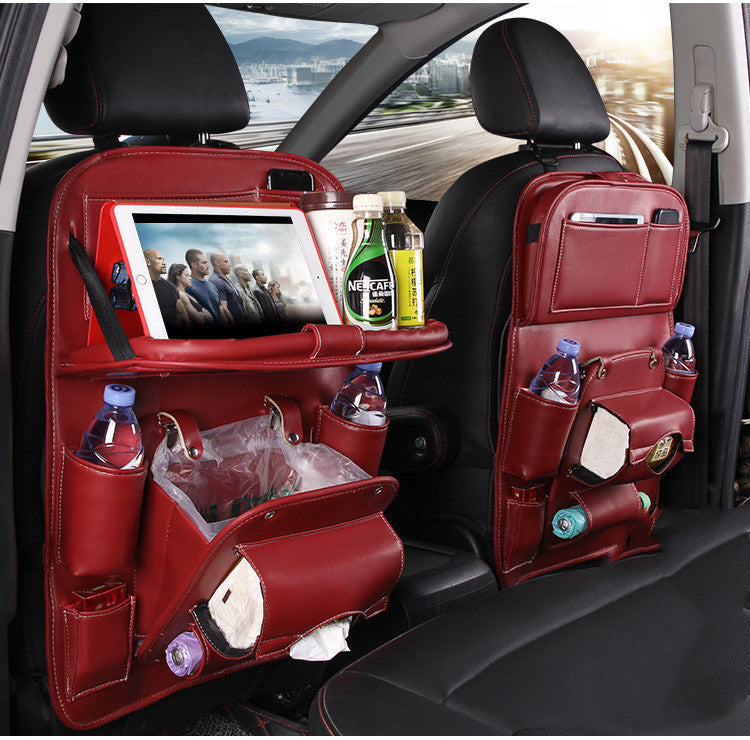 CabinLux – Premium Leather Car Seat Organizer Tray