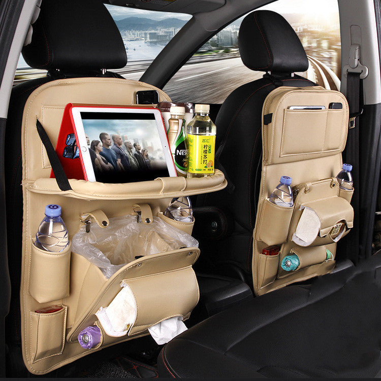CabinLux – Premium Leather Car Seat Organizer Tray