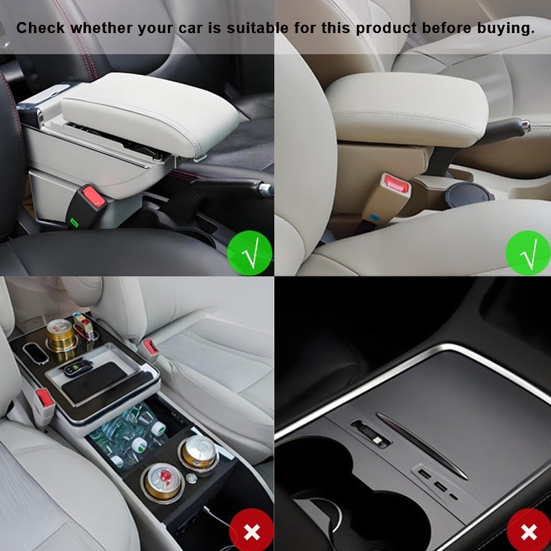 DriveCush – Armrest Pad + Side Organizer