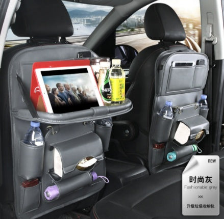 CabinLux – Premium Leather Car Seat Organizer Tray