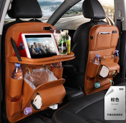 CabinLux – Premium Leather Car Seat Organizer Tray
