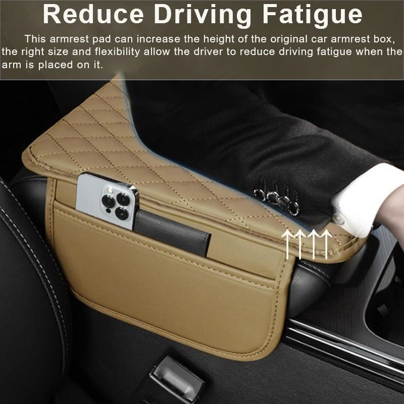 DriveCush – Armrest Pad + Side Organizer